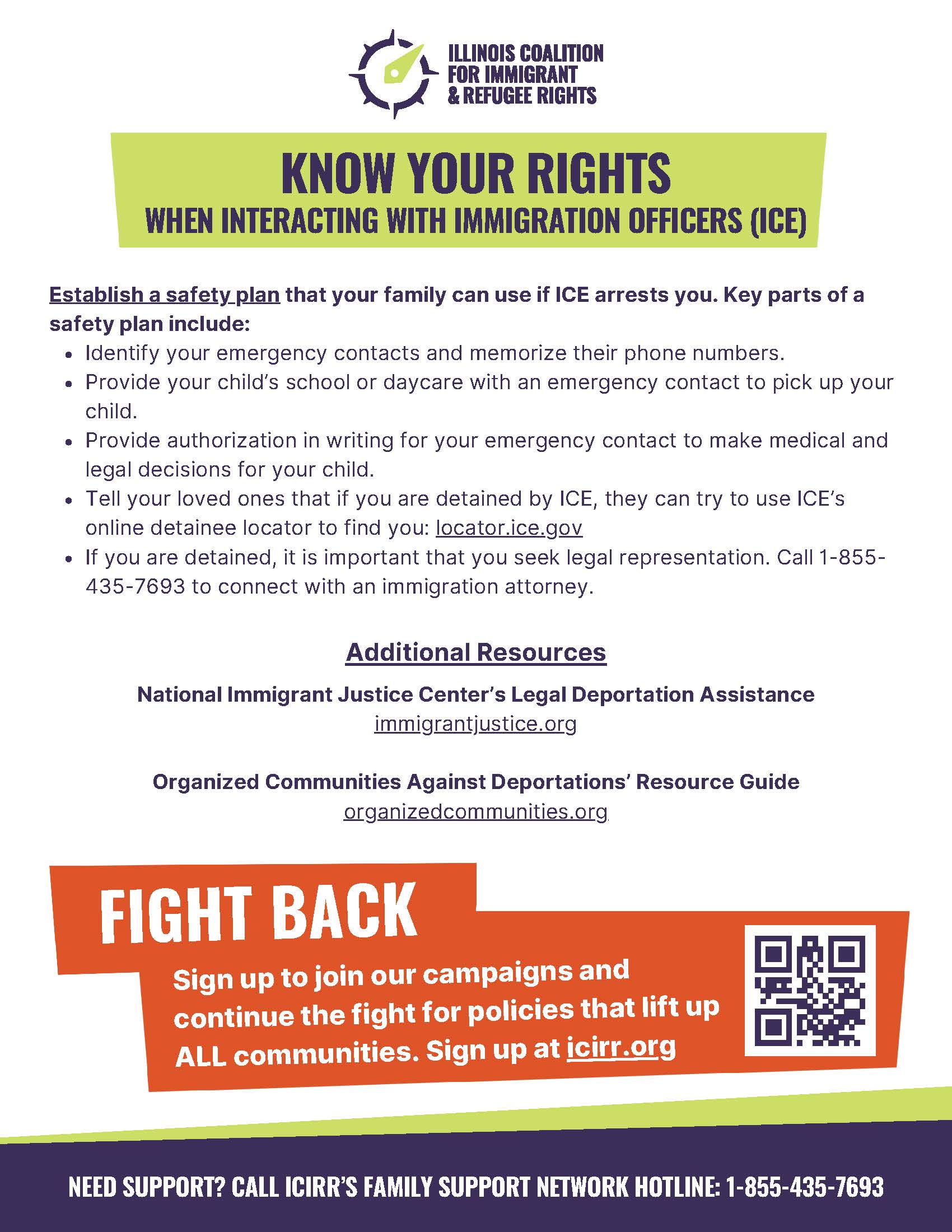 Know your Rights Flyer English 