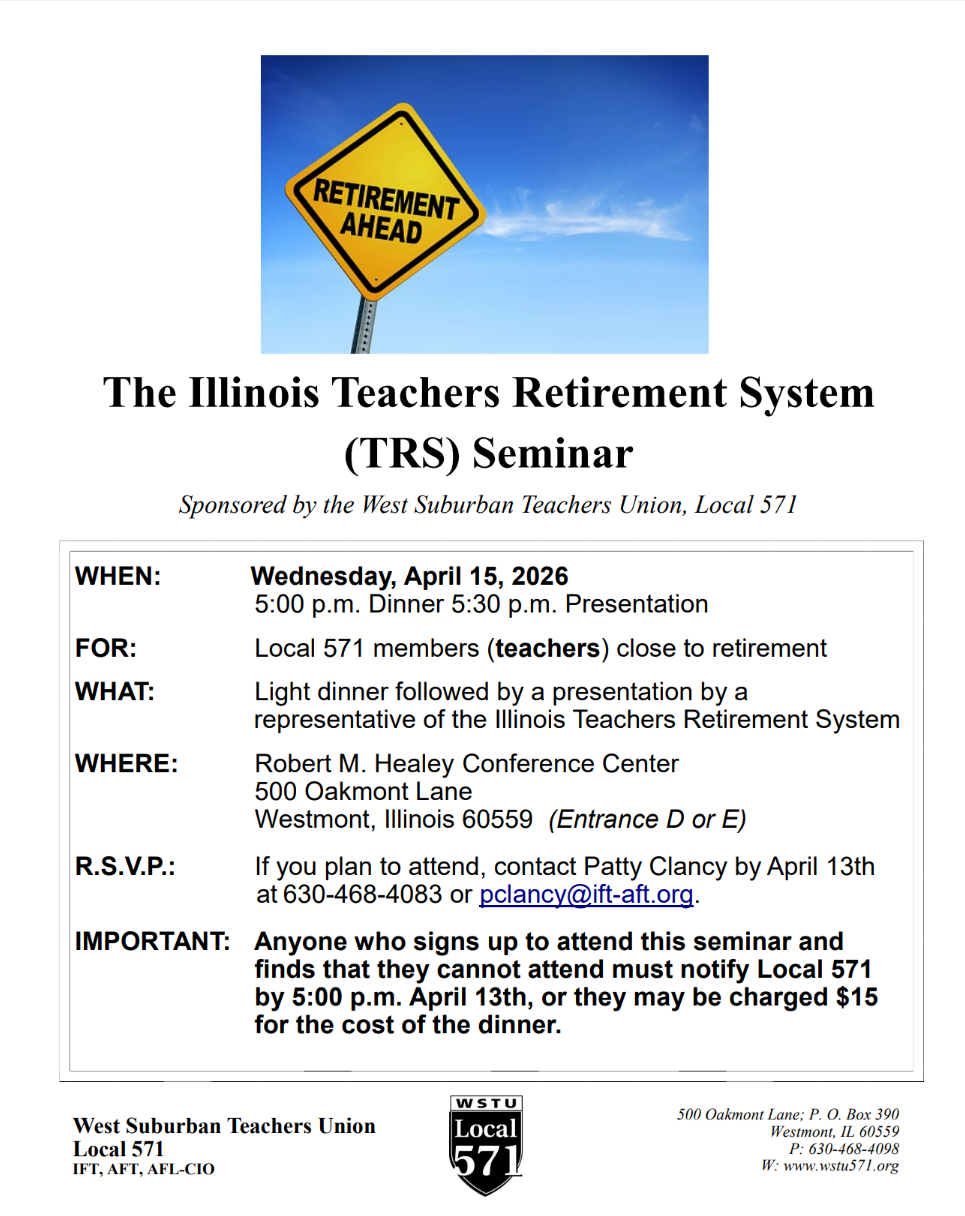 TRS Flyer -- Seminar April 15